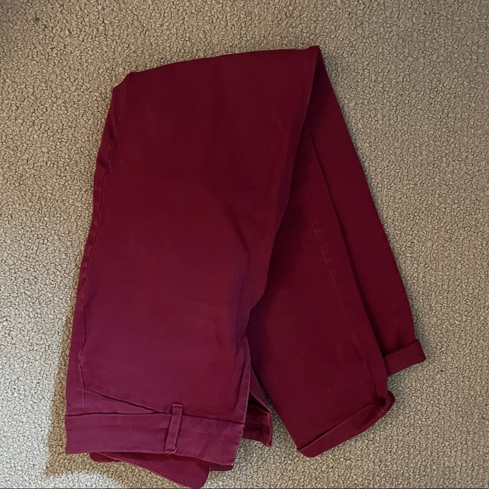 Old Navy Maroon Pixie Pants Size 8